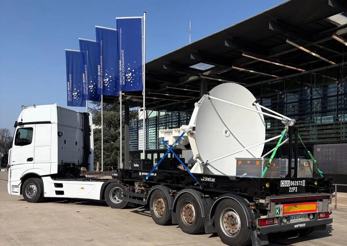 Мобільна антенна система Space to Screen на German Satellite Communications Day