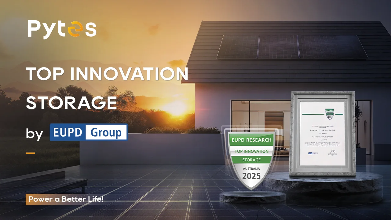 Нагорода Pytes Top Innovation Award 2025 за системи накопичення енергії в Австралії